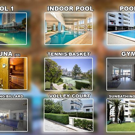 Sea View Apartment - 3 Swimming Pool & Fitness Albufeira Eksteriør bilde