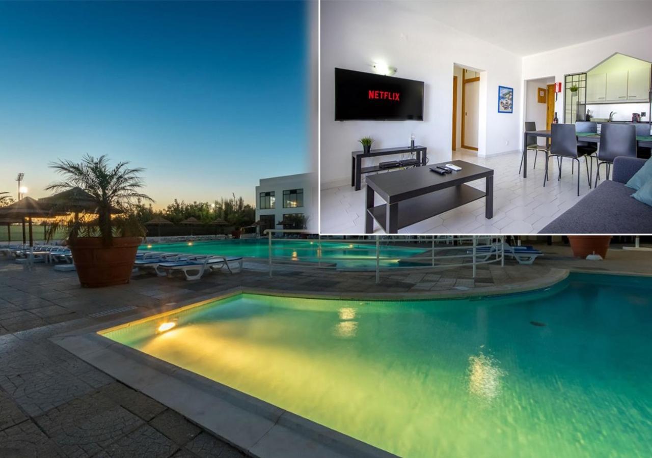 Sea View Apartment - 3 Swimming Pool & Fitness Albufeira Eksteriør bilde